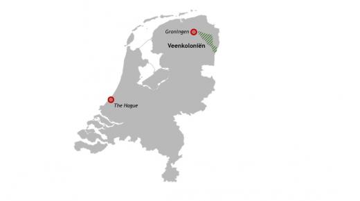 Map Location of planned wind farms in the Netherlands